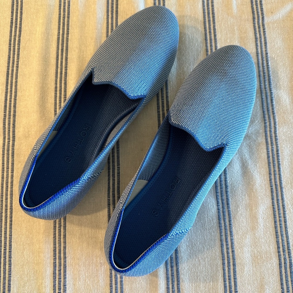Rothy’s size 9 blue loafers